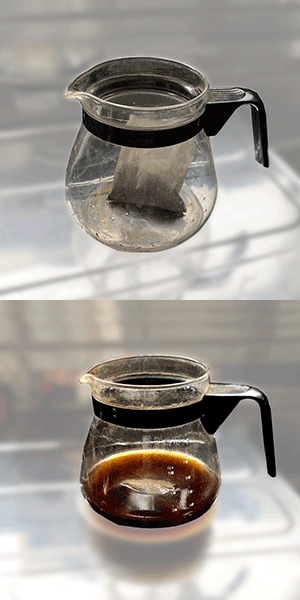 椎茸珈琲の飲み方（３）